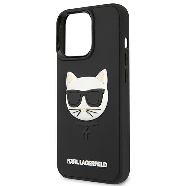 Karl Lagerfeld 3D Rubber Choupette Case for iPhone 13 Pro / iPhone 13 - Black