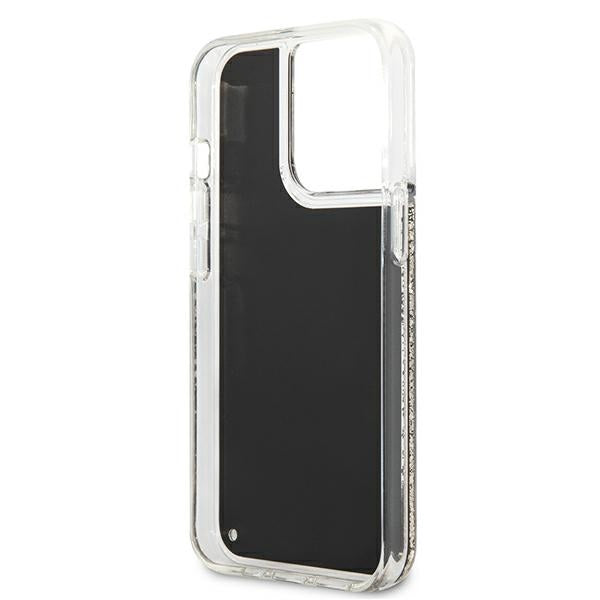 Karl Lagerfeld Liquid Glitter Gatsby Case for iPhone 13 Pro Max - Black
