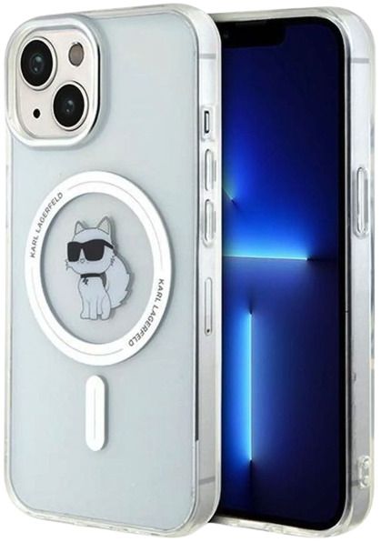 Karl Lagerfeld IML Choupette MagSafe case for iPhone 15 - transparent