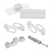 KARPOL ACCESSORY SET FOR SINGLE-CHANNEL MOLDING 300 CM. - Аксесоари за корнизи<<<Корнизи щори и пердета<<<Мебели и