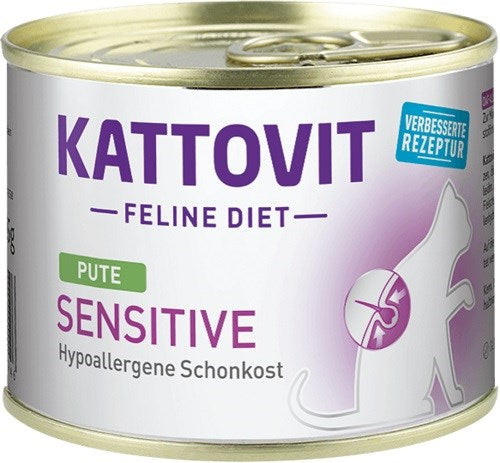 KATTOVIT Sensitive Turkey - wet cat food - 185g