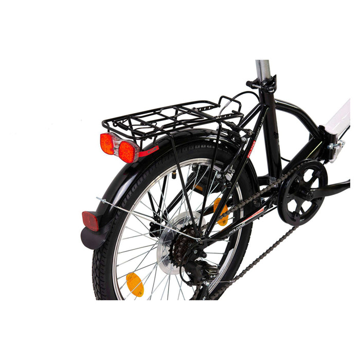 BIKE KCP FOLD WHITE 20" 101010 SPEEDS 6, STEEL FRAME