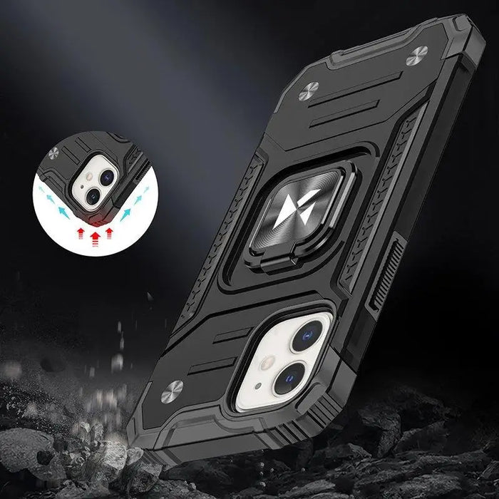 Wozinsky Ring Armored Case for iPhone 14 Pro Max, Black