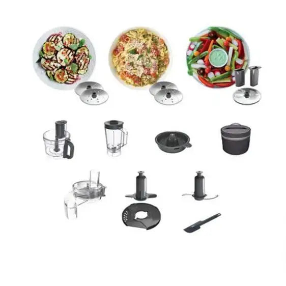 Kenwood FDP65.820SI food processor - Кухненски роботи<<<Уреди за кухня<<<Малки електроуреди<<<TechnoMix&&&Кухненски