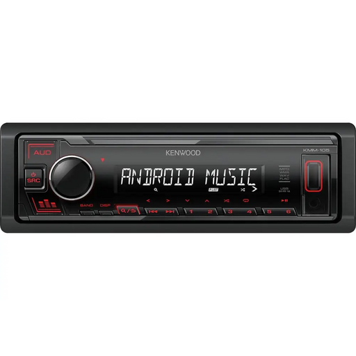 Kenwood KMM-105RY car media receiver Black 50 W - PlayersMCA-RAD<<<Car audioMCA<<<ActionPL