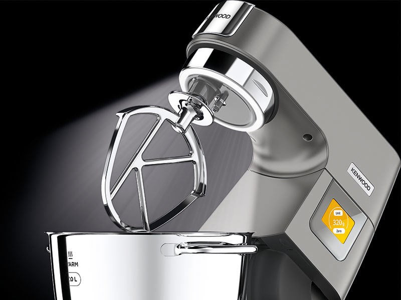 Kenwood KWL90.004SI food processor 1400 W 7 L Silver Built-in scales