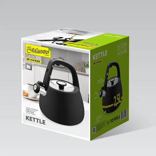 Kettle Maestro MR-1318-BLACK Black - Non-electric kettlesAGD-CZN<<<Home Appliance - ProductsAGD<<<ActionPL