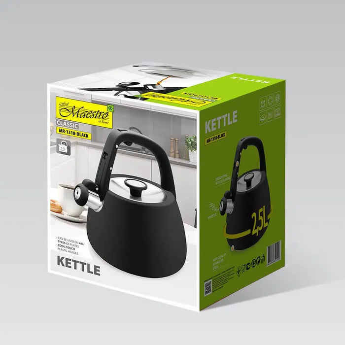 Kettle Maestro MR-1318-BLACK Black - Non-electric kettlesAGD-CZN<<<Home Appliance - ProductsAGD<<<ActionPL
