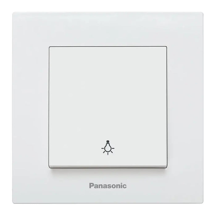 KEY BUTTON WHITE KARRE + PANASONIC - Ключове и контакти<<<Електроматериали<<<Praktiker&&&Ключове и