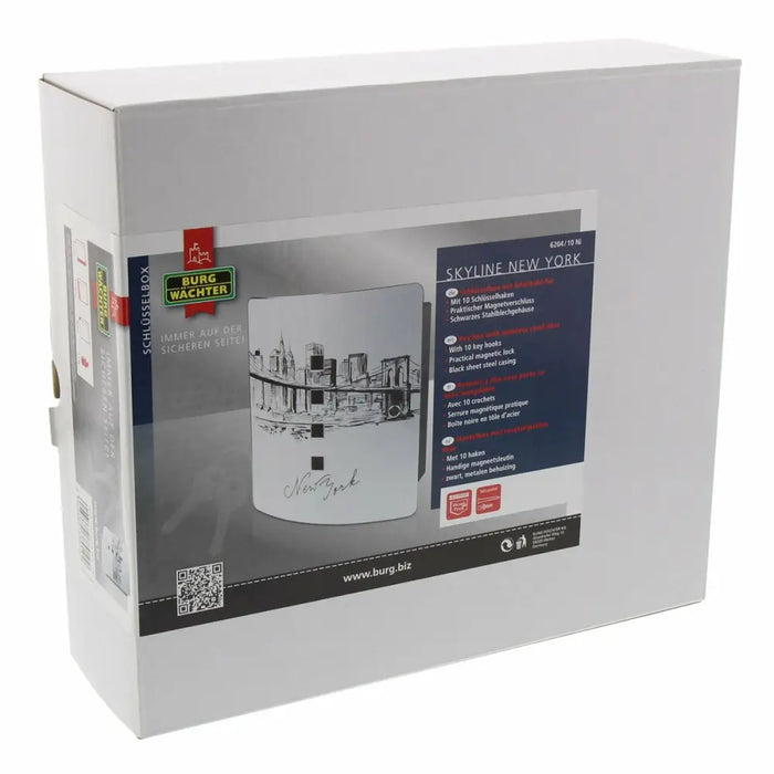 Key cupboard Burg-Wachter 6204/10 NI SKYLINE NY 10 Keys - Сигурност Удома<<<Дом Градина<<<BigBuy&&&Системи за