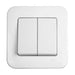 KEY DEVIATOR DOUBLE WHITE VIKO BY PANASONIC Rollina - Ключове и контакти<<<Електроматериали<<<Praktiker&&&Ключове и