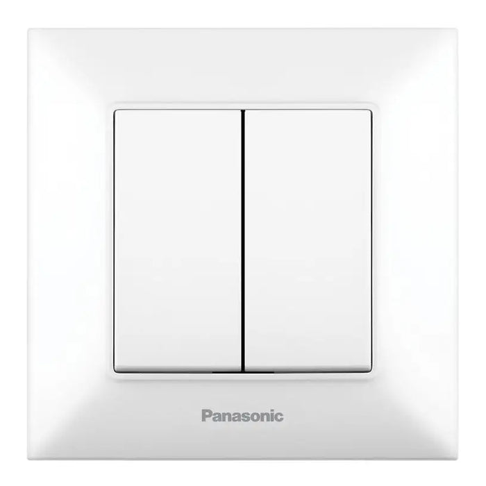 KEY DOUBLE WHITE PANASONIC Arkedia Slim - Ключове и контакти<<<Електроматериали<<<Praktiker&&&Ключове и