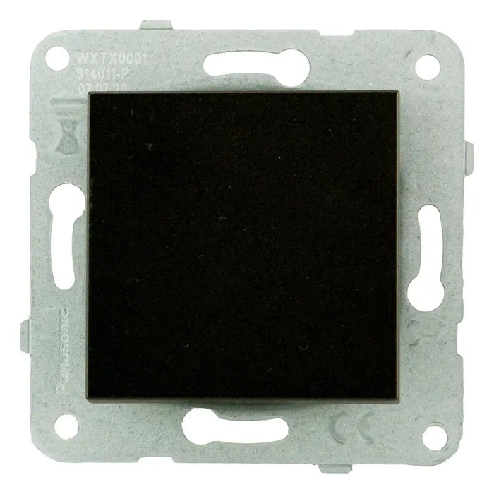 KEY SINGLE BLACK PANASONIC KARRE PLUS - Ключове и контакти<<<Електроматериали<<<Praktiker&&&Ключове и