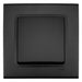 KEY SINGLE BLACK VIKO BY PANASONIC Linnera Life - Ключове и контакти<<<Електроматериали<<<Praktiker&&&Ключове и