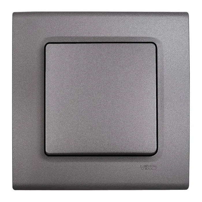 KEY SINGLE GRAY VIKO BY PANASONIC Linnera Life - Ключове и контакти<<<Електроматериали<<<Praktiker&&&Ключове и