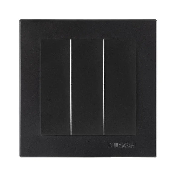 KEY TRIPLE BLACK MATT NILSON ALEGRA - Ключове и контакти<<<Електроматериали<<<Praktiker&&&Ключове и