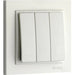 KEY TRIPLE WHITE MONO DESPINA - Ключове и контакти<<<Електроматериали<<<Praktiker&&&Ключове и