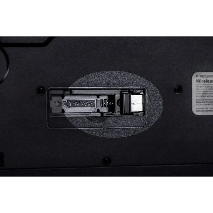 Keyboard Activejet K-3803SW Black QWERTY - Клавиатури<<<Електроника Периферни и резервни части<<<Компютри|