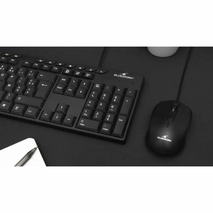 Keyboard and Mouse Bluestork MEDIA OFFICE Black AZERTY - Електроника Периферни и резервни части<<<Компютри|