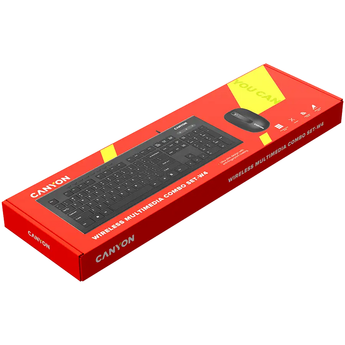 Keyboard and mouse Canyon CNS-HSETW4-BG - Клавиатури<<<Периферия<<<Компютри и периферия<<<TechMart&&&Гейминг