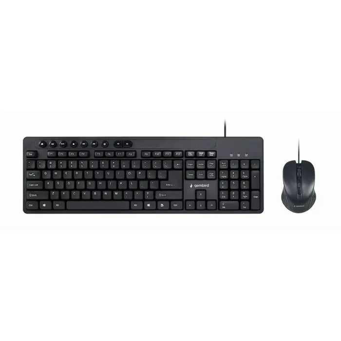 Keyboard and Mouse GEMBIRD KBS-UM-04 Black Monochrome QWERTY Qwerty US - Клавиатури<<<Електроника Периферни и резервни