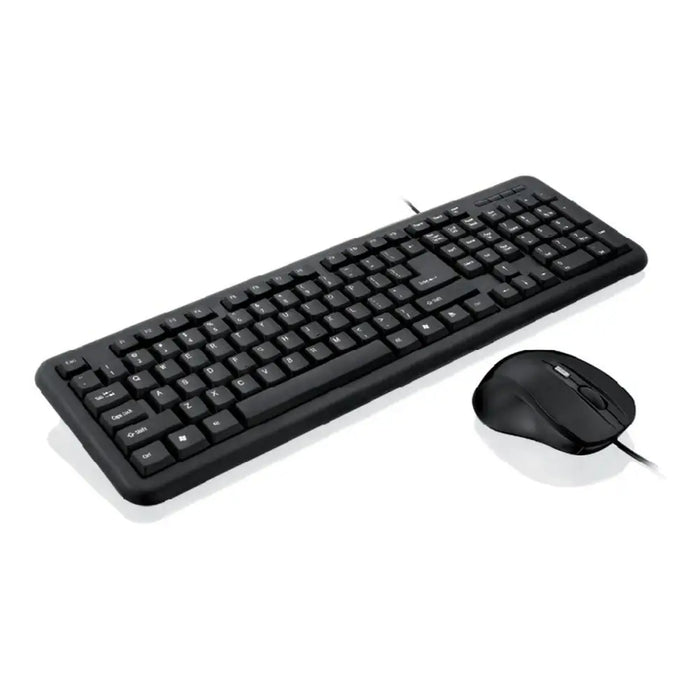 Keyboard and Mouse Ibox OFFICE KIT II Black Monochrome English QWERTY - Клавиатури<<<Електроника Периферни и резервни