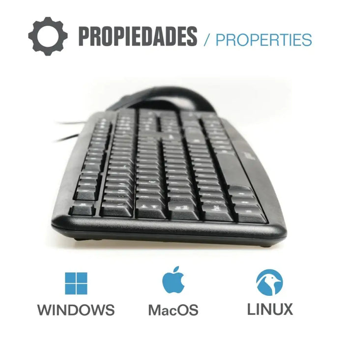 Keyboard and Mouse iggual COM-CK-BASIC QWERTY USB - Електроника Периферни и резервни части<<<Компютри|