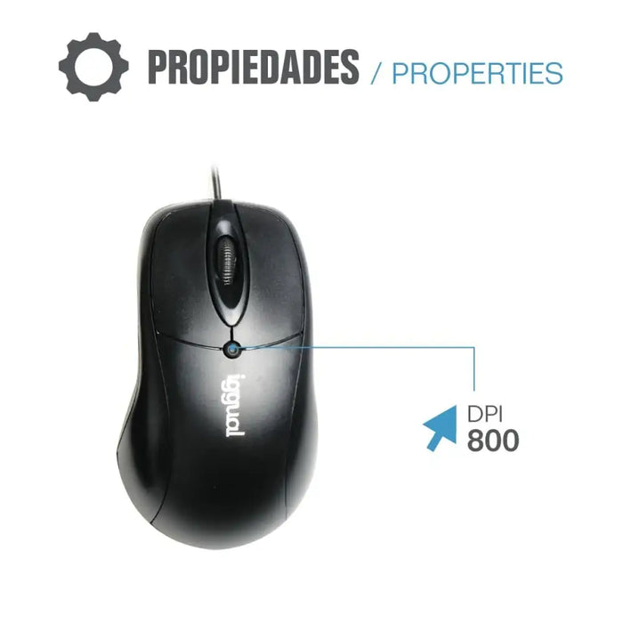 Keyboard and Mouse iggual COM-CK-BASIC QWERTY USB - Електроника Периферни и резервни части<<<Компютри|