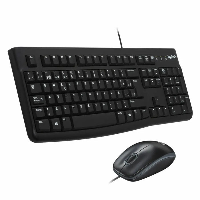 Keyboard and Mouse Logitech 920-002550 Black Spanish Qwerty - Електроника Периферни и резервни части<<<Компютри|