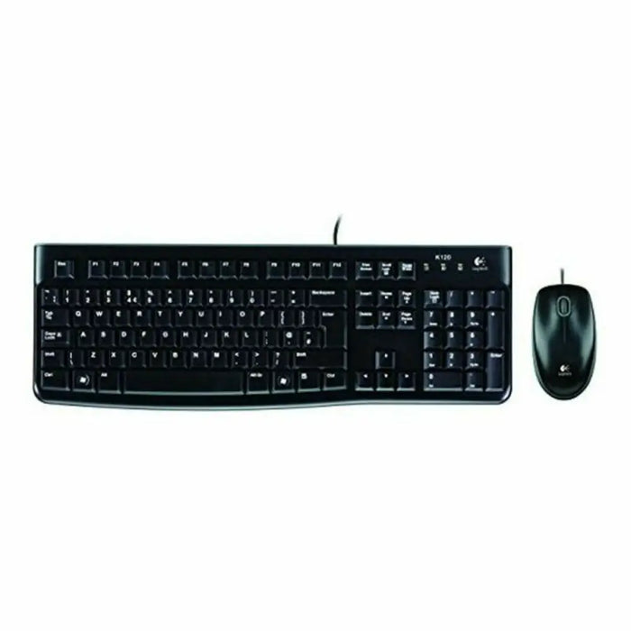 Keyboard and Mouse Logitech 920-002550 Black Spanish Qwerty - Електроника Периферни и резервни части<<<Компютри|
