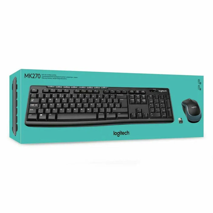 Keyboard and Mouse Logitech 920-003748 Black French AZERTY - Електроника Периферни и резервни части<<<Компютри|