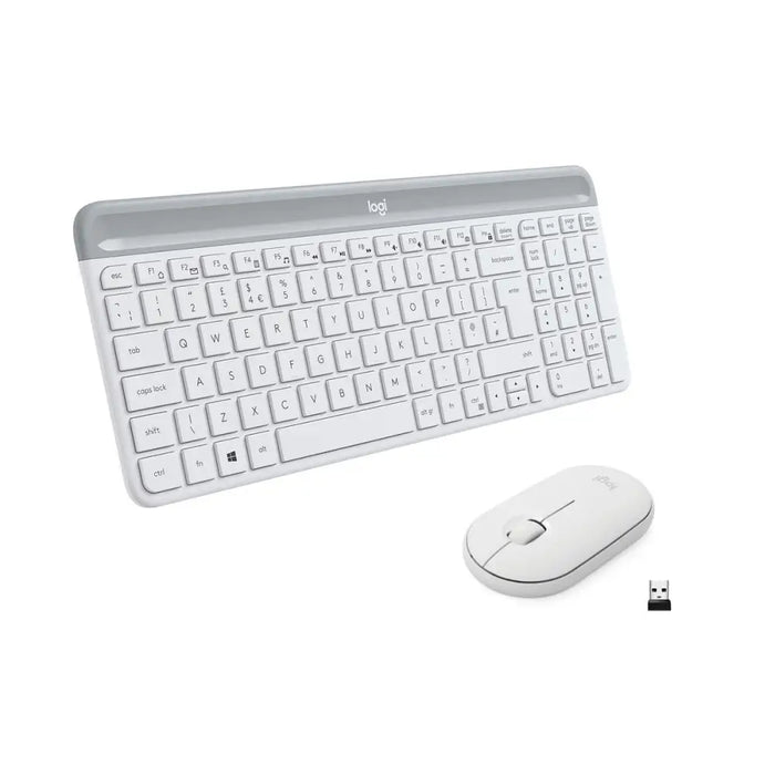 Keyboard and Mouse Logitech 920-009197 White Italian QWERTY - Електроника Периферни и резервни части<<<Компютри|