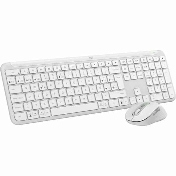 Keyboard and Mouse Logitech 920-012596 White Spanish QWERTY - Електроника Периферни и резервни части<<<Компютри|
