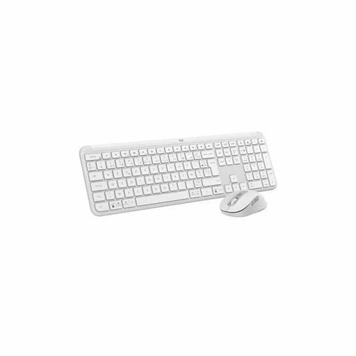 Keyboard and Mouse Logitech White French Azerty French - Електроника Периферни и резервни части<<<Компютри|