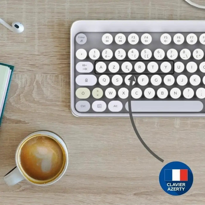 Keyboard and Mouse Mobility Lab Modelo ergonómico Grey AZERTY - Клавиатури<<<Електроника Периферни и резервни