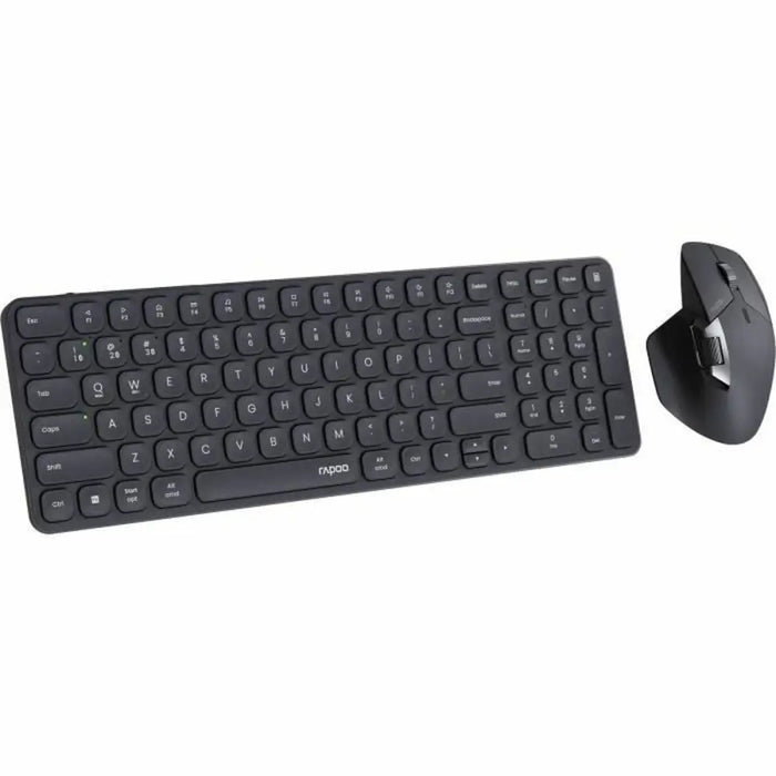 Keyboard and Mouse Rapoo 9760M Grey AZERTY - Електроника Периферни и резервни части<<<Компютри|