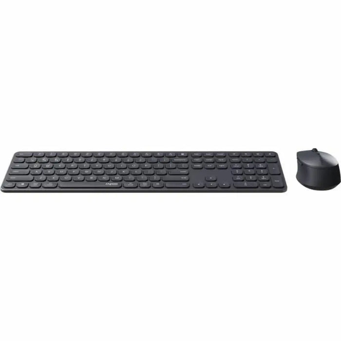 Keyboard and Mouse Rapoo 9810M Grey AZERTY - Електроника Периферни и резервни части<<<Компютри|