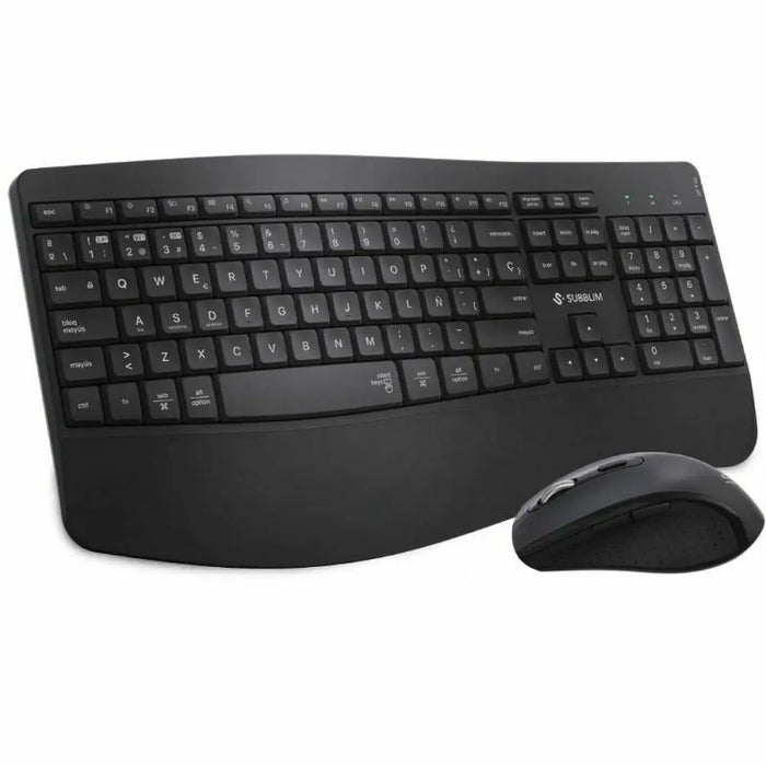 Keyboard and Mouse Subblim SUBKBC-DCOPW2 Black - Електроника Периферни и резервни части<<<Компютри|