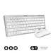 Keyboard and Mouse Subblim SUBKBC-OCO010 White - Електроника Периферни и резервни части<<<Компютри|