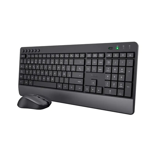 Keyboard and Mouse Trust Trezo Black Spanish Qwerty - Електроника Периферни и резервни части<<<Компютри|