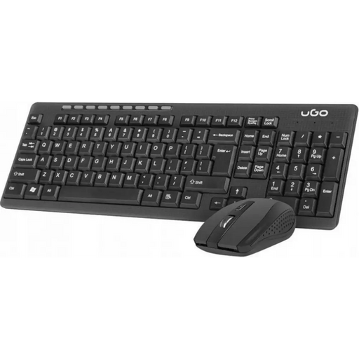 Keyboard and mouse UGO ETNA CW110 US LAYOUT UZB-1439 - Клавиатури<<<Периферия<<<Компютри и периферия<<<TechMart