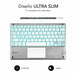 Keyboard and Touchpad Subblim SUB-KBT-SMBT50 Silver Spanish Qwerty QWERTY - Електроника Периферни и резервни