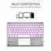 Keyboard and Touchpad Subblim SUB-KBT-SMBT50 Silver Spanish Qwerty QWERTY - Електроника Периферни и резервни