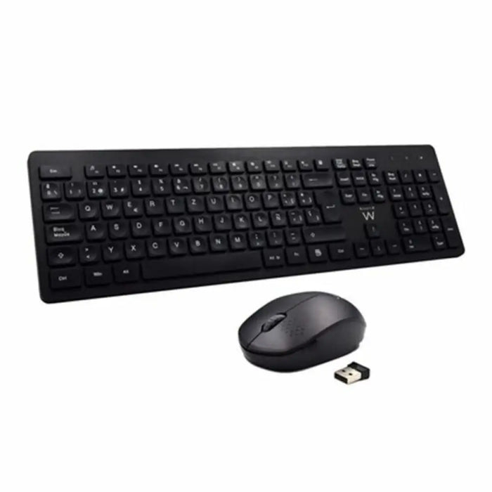 Keyboard and Wireless Mouse Ewent EW3256 2.4 GHz Black Spanish - Електроника Периферни и резервни части<<<Компютри|