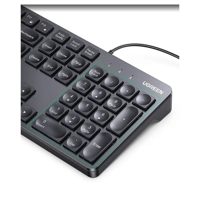 KEYBOARD BG CHOCOLATE MEMBR 1.5m KU004 UGREEN - Клавиатури<<<Компютърна периферия<<<AmperelB2B