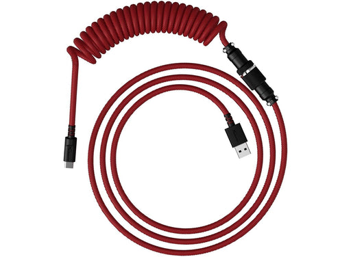 Keyboard cable HyperX Coiled Cable USB-C Red-Black - Геймърски аксесоари<<<Геймърска периферия<<<ValiAPI