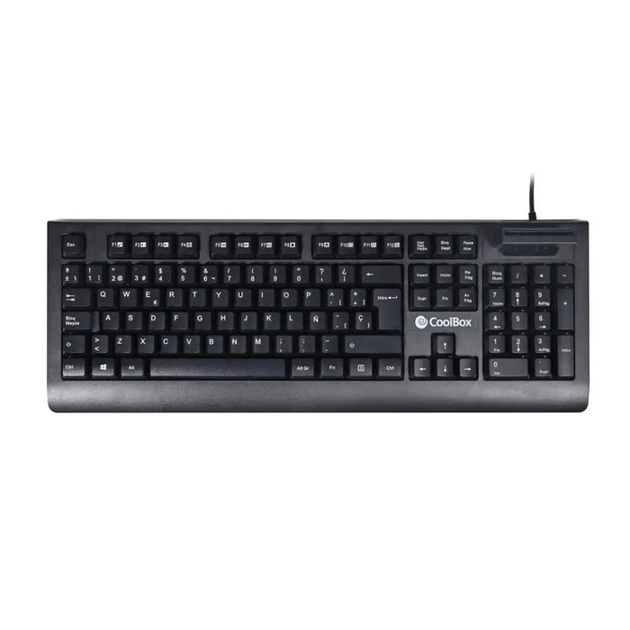Keyboard CoolBox COO-TEC04DNI Black Spanish Qwerty - Електроника Периферни и резервни части<<<Компютри|
