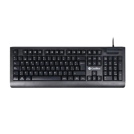 Keyboard CoolBox COO-TEC04DNI Black Spanish Qwerty - Електроника Периферни и резервни части<<<Компютри|