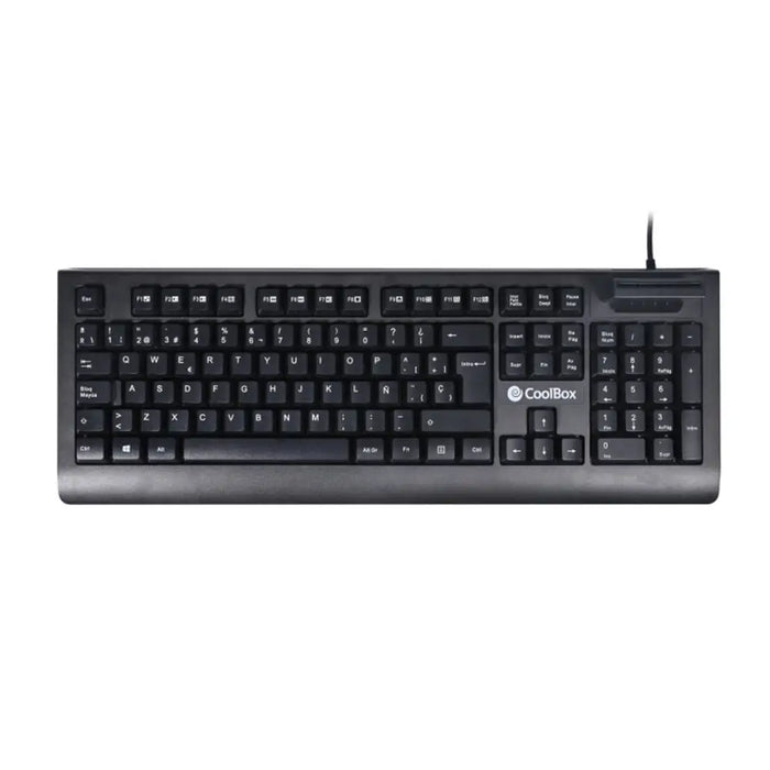 Keyboard CoolBox COO-TEC04DNI Black Spanish Qwerty - Електроника Периферни и резервни части<<<Компютри|