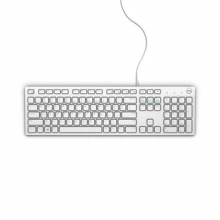 Keyboard Dell KB216 White QWERTY - Клавиатури<<<Електроника Периферни и резервни части<<<Компютри|